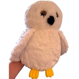 Harry Potter Hedwig Owl Kids White‎ Excellent Plush Glitter Eyes 13"